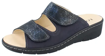 Produktbild von LONGO 1044742 Damen Pantolette 2xmarine/Leder - Größe: 42
