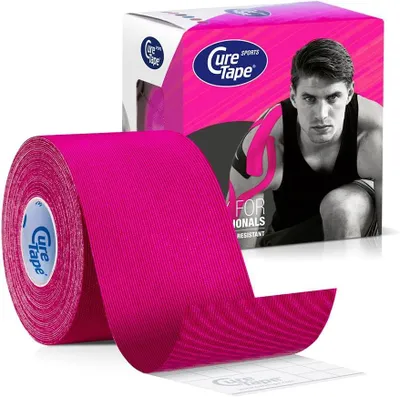 Produktbild von CureTape Sports – Kinesiologie Tape extra stark – Kinesiotape Sport Tape wasserfest, schweißresistent & latexfrei – Physio Tape