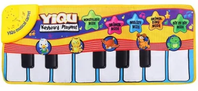 Produktbild von Interaktive Spielmatte Kinderklavier mit Musikfunktion für Babys