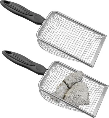Produktbild von Gartensieb Set – Antirutschgriff, Edelstahl, 3,8 mm und 5 mm Maschenweite