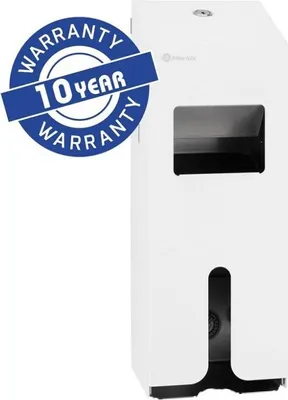 Obrázok produktu pre Zásobník na hygienické vložky a tampóny Merida STELLA nerezová podložka biela
