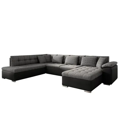 Produktbild von MIRJAN24 Ecksofa Niko Bis, Bettkasten und Schlaffunktion, Sofa vom Hersteller, Wohnlandschaft, Polstergarnitur (Soft 011 + Majorka 03, Seite: Rechts)