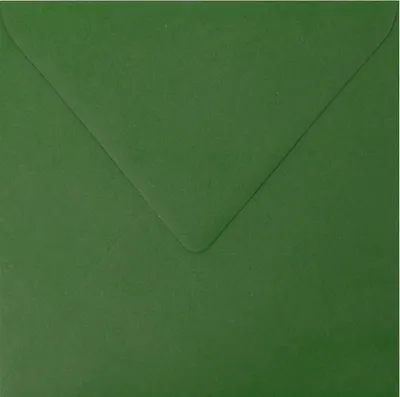 Produktbild von Quadratische grüne dunkle Briefumschläge 120g/m2 K4 Shan 10 Stück