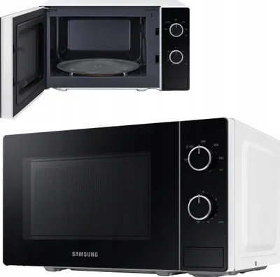 Obrázok produktu pre Mikrovlnná rúra SAMSUNG 700 W, 20 l, keramický povrch, dvojitý otočný volič, LED