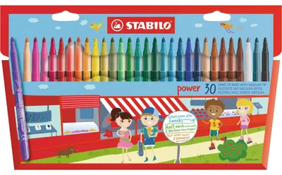 Immagine prodotto di STABILO power marcatore Medio Multicolore 30 pz
