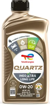 Produktbild von TotalEnergies Quartz Ineo Xtra Long Life für 0W-20 1 Liter Motoröl Motorenöl C20 WSS-M2C956-A1 508 00 509 00 Öl