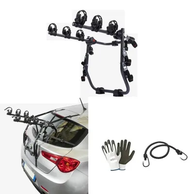 Immagine prodotto di Portabici per tre biciclette con sistema di fissaggio regolabile
