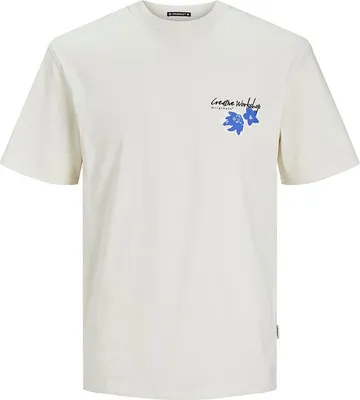 Produktbild von Jack & Jones Marbella Aop Back Kurzarm-t-shirt Weiß XL Mann Weiß XL