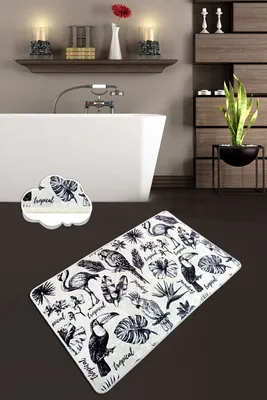 Image de Mijolnir, Lorı- CHL4478, Multicolore, Tapis de bain, 700 g/m², 100 % velours