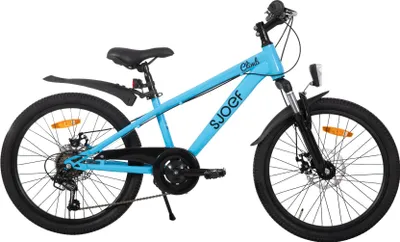 Produktbild von SJOEF Climb Kinderfahrrad / Mountainbike 20 Zoll |Ab 6-8 Jahren | Kinder Fahrrad für Jungen / Jugend | MTB mit 6 Shimano-Gänge & Scheibenbremsen - Schwarz