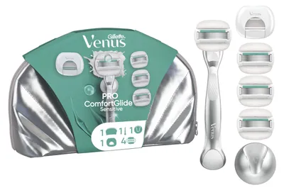Produktbild von Gillette Venus Pro Comfortglide Sensitive Rasierer Damen, Silber