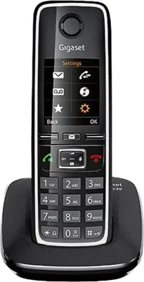 Produktbild von Gigaset Schnurloses Telefon C530HX Schwarz, zusätzliches Mobilteil, Mobilteil: 48x27x156 mm (BxTxH), Anrufbeantworter, Babyfon-Funktion, HD-Voice, Freisprechen, ECO-Modus, 1,8 Zoll TFT-Farbdisplay, DECT CAT-iq 2.0/2.1, GAP, Bluetooth, Tag/Nachtschalter, personalisierbare Klingeltöne