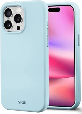 Produktbild von Liquid Silikonhülle für iPhone 16 Pro Max - Hellblau