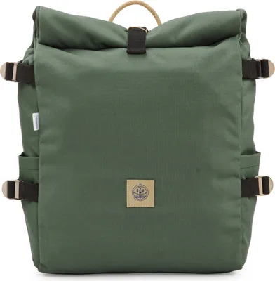 Produktbild von The BlueWave Collective - Re.32 Cycle | Rolltop Laptop-Rucksack bis zu 15,6 Zoll - Recyceltes Plastik - Rucksack 20 bis 28 L - Wasserdicht - Grün