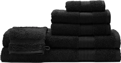 Produktbild von grace grand spa Duschtuch Avantgarde mit breiter Webbordüre Schwarz One Size