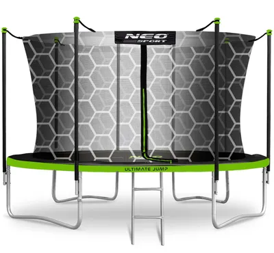 Produktbild von Neo-Sport Gartentrampolin (435 cm) mit Innennetz und Leiter