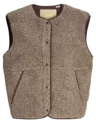 Productafbeelding van JJXX JXVERA Teddyfell Vest, grijs, maat S
