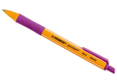 Produktbild von Druck-Kugelschreiber - STABILO pointball - Einzelstift - lila