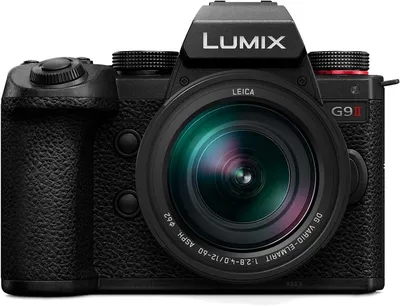 Produktbild von Panasonic LUMIX DC-G9M2LE Micro Four Thirds spiegellose Kamera, Leica DG Vario-Elmarit 12-60 mm F2.8-4.0 Objektiv, 25,2MP, 4K 120p/100p & 5,7K 30p/25p