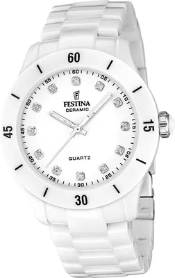 Immagine prodotto di Festina orologio da donna in ceramica orologio da polso in ceramica bianco D2UF20720/2