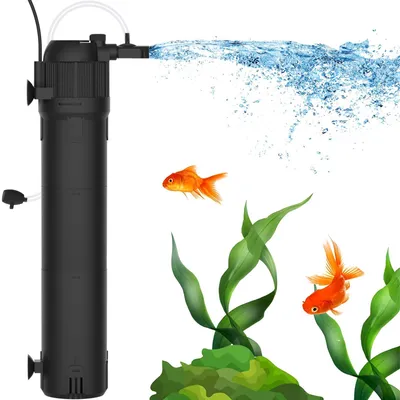 Zdjęcie produktu dla Pompa filtrująca do akwarium 800 l/h, 8 W, do akwarium, regulowana, cicha