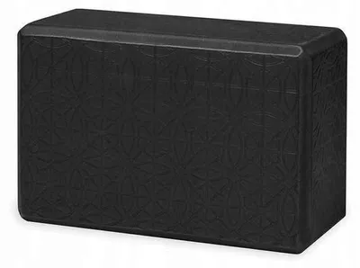 Produktbild von Gaiam Yogablock Embossed 63438 Schwarz