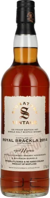 Image de Signatory Vintage 100 Proof Edition ROYAL BRACKLA 11 Years Old Single Malt #67 2014 57,1% Vol. 0,7l