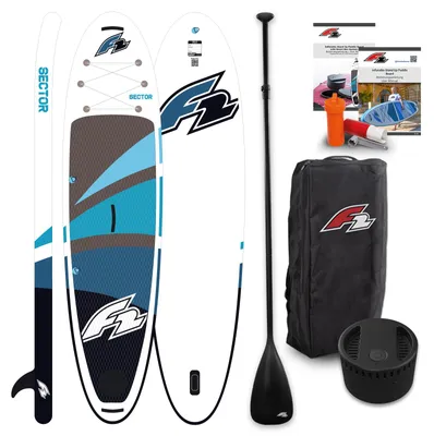 Produktbild von F2  Stand up Paddle Board SECTOR SMART SUP mit E-Pumpe 11,5  Blau