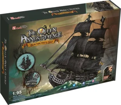 Obrázek produktu pro 3D puzzle Pirtsk lo Queen Anne's Revenge XL