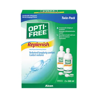 Produktbild von OPTI-FREE Replenish - 2x300ml + 2 Behälter