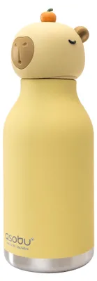 Imagen del producto de Asobu® Botella para niños BESTIE con pajita, 460 ml - CAPYBARA