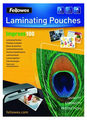 Produktbild von Fellowes Laminierfolie A4 100 mic glänzend - 100 Stück