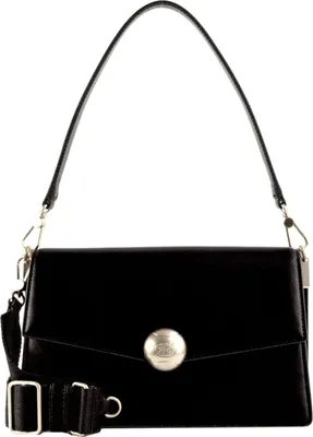Produktbild von LACOSTE Umhängetasche Schultertasche Flap Shoulder Bag Noir schwarz