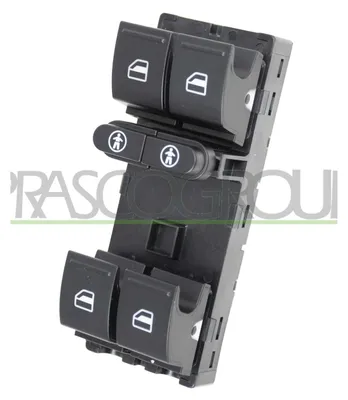 Produktbild von PRASCO VG817WS04 Fensterheberschalter für VW Touareg (7LA, 7L6, 7L7) Vorne Links Fensterheber Schalter