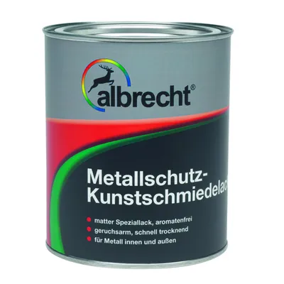 Produktbild von Albrecht Metallschutz-Kunstschmiedelack 375 ml schwarz matt