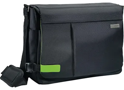 Image de Leitz 6019-00-95 Complete 15.6" Messenger Bag Smart Traveller - Polyester, noir