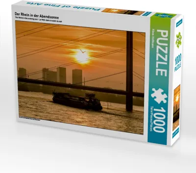 Produktbild von Calvendo Der Rhein in der Abendsonne 1000 Teile Puzzle quer 640x480mm, Hoffmann Klaus; 7361050