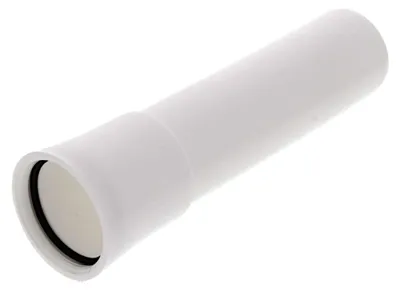 Verlängerungsrohr 30 x 130 mm für Überlauf, Edelstahl