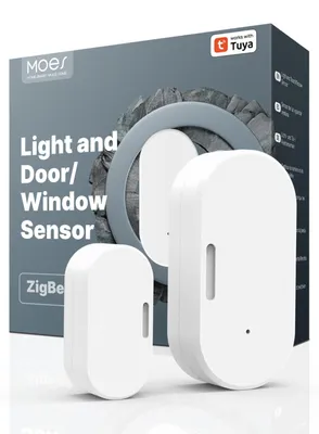 Productafbeelding van MOES ZigBee deursensor/ramensensor/lichtsensor – vereist een hub – afmetingen: 1 stuk