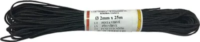 Produktbild von 25m Polyamidseil Stoffband Paracord Schnur Seil Flechtleine Ø2mm