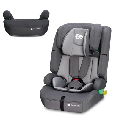 Obrázok produktu pre Kinderkraft SAFETY FIX 2 i-Size autosedačka 76-150 cm s ISOFIX a H-GUARD sivá