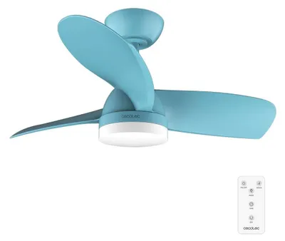 Zdjęcie produktu dla Cecotec EnergySilence Aero 3050 Sky, Wentylator domowy z łopatkami, Niebieski, Sufit, 15 m², 92 cm, Prąd przemienny