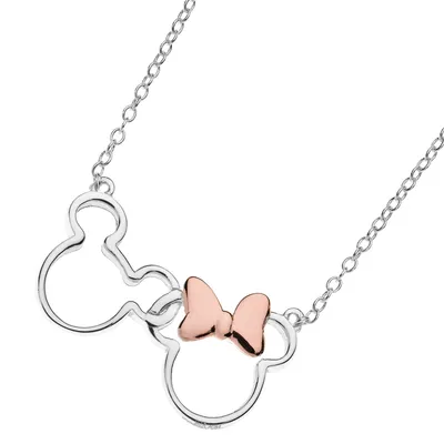 Image de Disney Chaîne pour enfants Mickey Mouse Argent 925 avec pendentif Chaîne d'ancre N902594TL-18 40