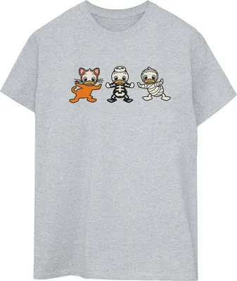 Produktbild von Disney - "Duck Tales Halloween" T-Shirt für Damen BI39198 (XXL) (Grau)