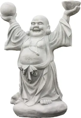 Produktbild von Schöner Buddha Feng Shui für Garten Teich oder Terrasse ist Witterungsbeständig Frostfest Neu 87cm H, JA-058