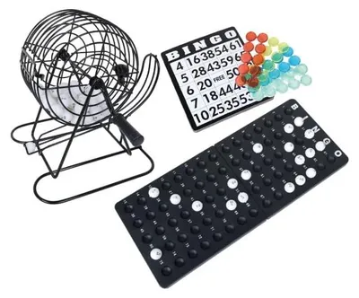 Bingo Bombo aus Metall, mehrfarbig, 1 Stück, 300 g