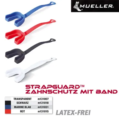 Produktbild von MUELLER Strapguard Zahnschutz mit Band - Navy Blau -- 1 Stck