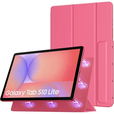 Productafbeelding van Magnetische hoes voor de Samsung Tab S10 Lite 10.9 inch, met verstelbare standaard, watermeloenrood