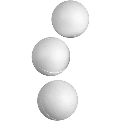 Produktbild von Creativ Company Bälle, D 5 cm, weiß, 50 Stück 1 Box