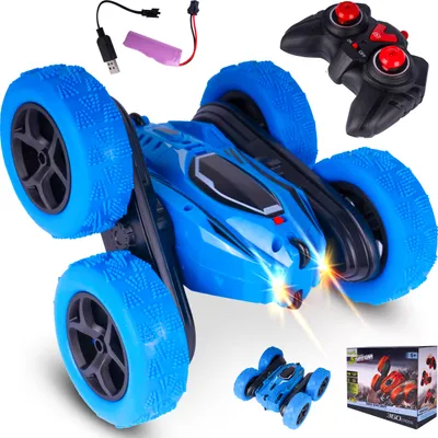 Produktbild von Malplay Fernsteuerung Auto Twister Drift Stuntman Blau Reichweite bis 15 Meter ab 5 Jahren